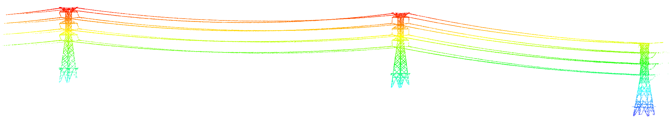 Powerline Aerial Drone LiDAR 3D Survey