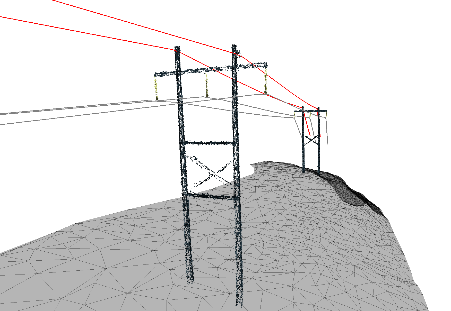 Powerline LiDAR Scanning for 3D survey model
