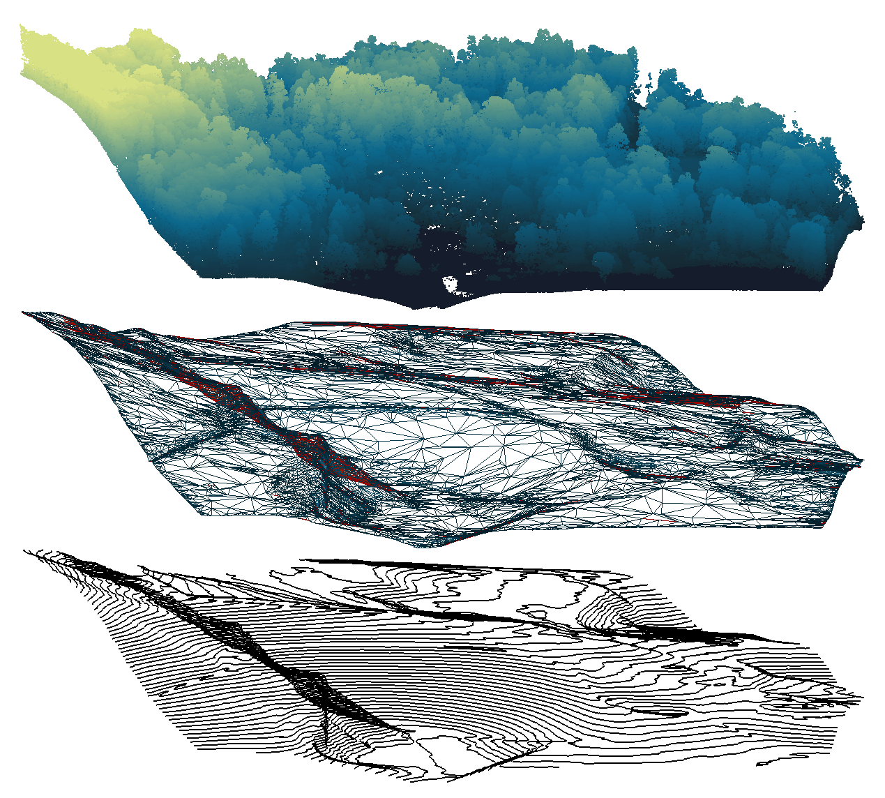 Quarry LiDAR 3D Survey Scanning CAD