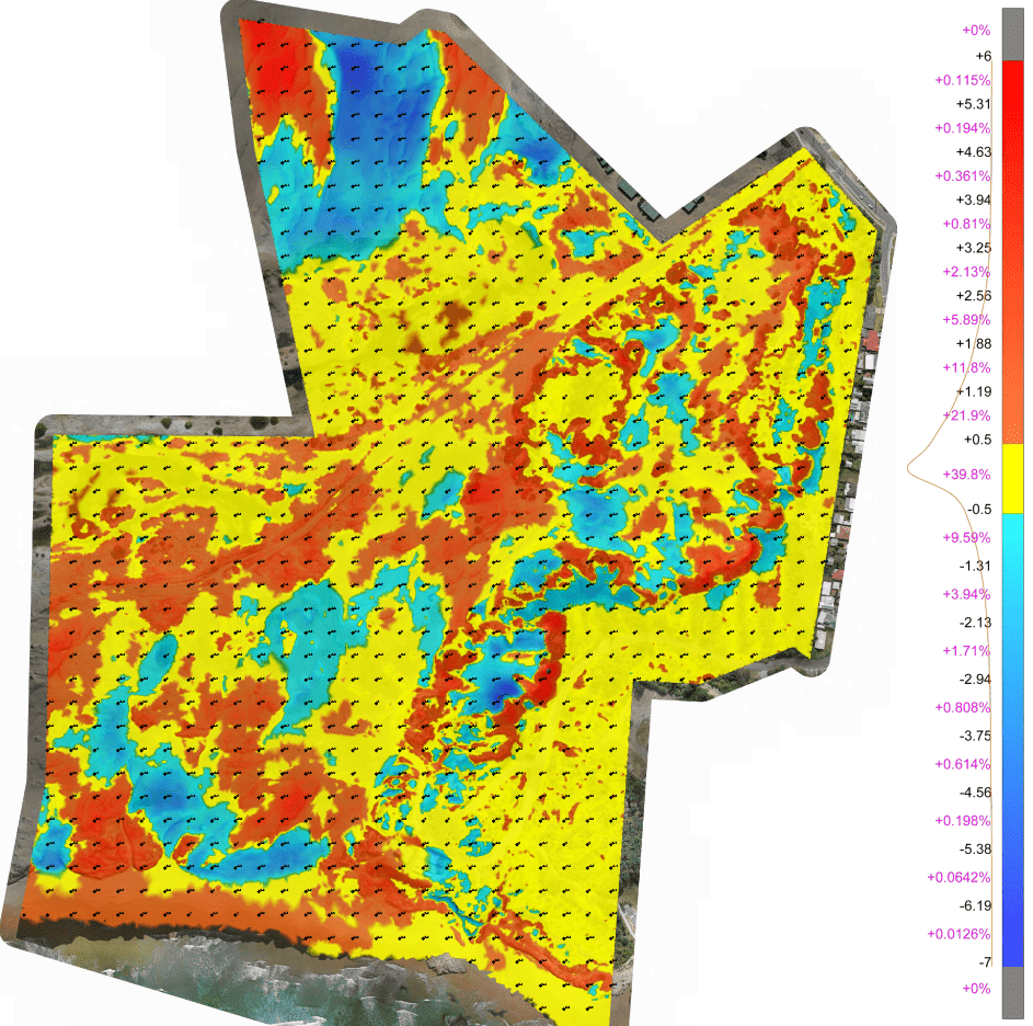Aerial Drone LiDAR 3D Scanning Survey for sand dune monitoring
