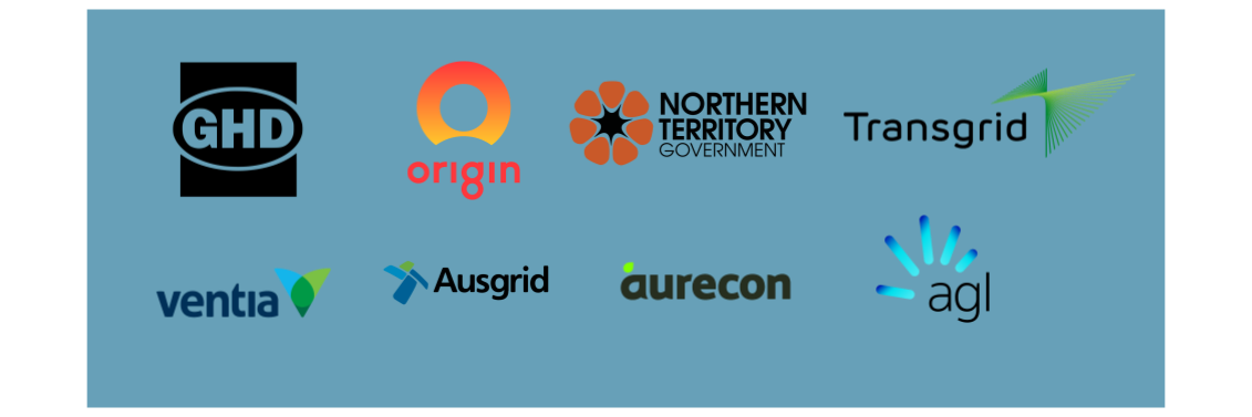 Previous Clients GHD Origin Energy Northern Territory Government Transgrid Ventia Ausgrid Aurecon AGL